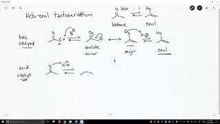 ketoenol tautomerization mechanism [upl. by Chelsy795]