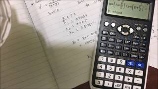 Runge Kutta 4 Numerical Method  How to solve using calculator in few minutes [upl. by Leboff361]