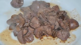 Recette cookeo  rognons aux champignons [upl. by Erreid22]