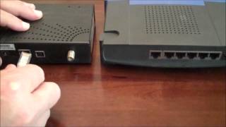 How to Connect a Cable modem to a Router [upl. by Rissa908]