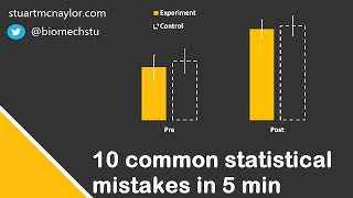 Ten Statistical Mistakes in 5 Min [upl. by Presley8]