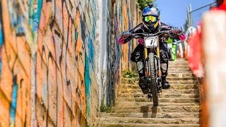 Urban Mountain Bike Racing In the Streets of Valparaíso [upl. by Hammock]