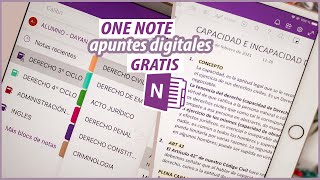 APUNTES DIGITALES EN ONE NOTE  CÓMO USARLA Paso a Paso [upl. by Nawak]