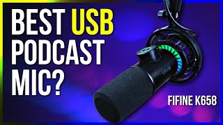 FIFINE K658 Dynamic USB Mic Review [upl. by Kelsey164]