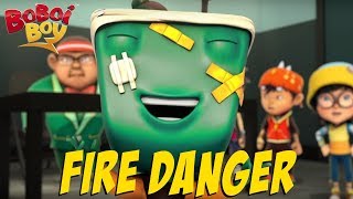 BoBoiBoy English S3EP16  Fire Danger [upl. by Heshum]