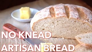 Easy NoKnead Artisan Bread Recipe [upl. by Ahselat887]