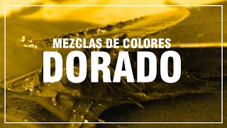 COMO HACER EL COLOR DORADO 🥇 Mezclas de Colores Paso a Paso [upl. by Etnovad7]