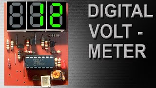 Make Digital Voltmeter Using PIC16F676 Microchip amp 7 Segment Display  Get Circuit Diagram amp Code [upl. by Rentschler944]