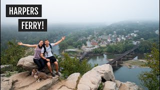 Exploring Harper’s Ferry in West Virginia  Maryland Heights Overlook  historic sights [upl. by Betteann]