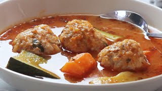 Mexican Soup ALBONDIGAS  Easy Recipe [upl. by Errecart]