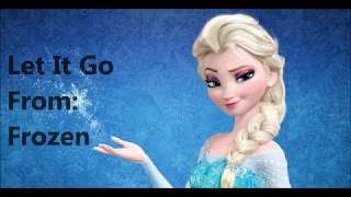 Frozen Let It Go Lyric Video [upl. by Orthman]