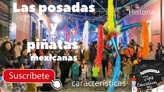 Las Posadas y piñatas mexicanas  Historia y características de esta tradición [upl. by Cheney363]