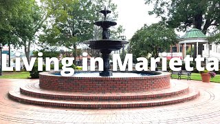 Living in Marietta GA  Marietta GA Tour [upl. by Ettessil]