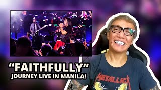 FAITHFULLY Live in Manila 2009  ARNEL PINEDA Reaction Video [upl. by Notgnimer297]