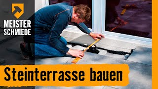 Steinterrasse bauen  HORNBACH Meisterschmiede [upl. by Eliades]