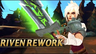 RIVEN VISUAL REWORK  League of Legends [upl. by Anavrin]