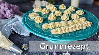 Grundrezept für deutsche Buttercreme mit Pudding [upl. by Mycah]