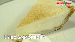 Condensed Milk Tart in just 10 minutes [upl. by Radec704]