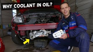 WHY THERE IS COOLANT IN THE ENGINE OIL OR OIL IN THE COOLANT MOST CARS [upl. by Elicia65]