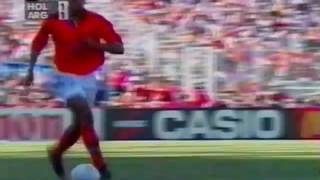 Dennis Bergkamp Fantastic Goal  Holland vs Argentina  QuarterFinals  World Cup 1998 [upl. by Inhoj]