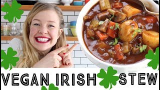 Vegan Irish Stew  Quick and Easy Stew Recipe [upl. by Lladnor]