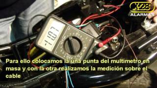 Instalación completa de una alarma para moto  X28 ALARMAS [upl. by Elene]