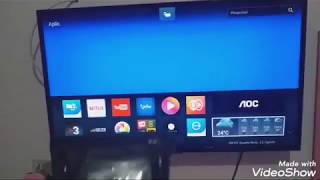 Atualizar softwaresmart Tv AOC travando [upl. by Gerek]