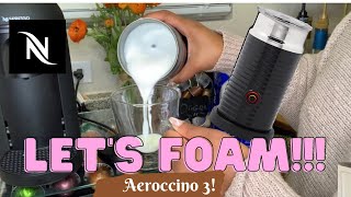 How To Foam Milk With Aeroccino 3 Make Coffee With Foam Tips amp Tricks  Easy Foamed Latte Recipe [upl. by Ware876]