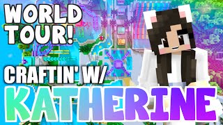 💙 Minecraft WORLD TOUR Craftin w Katherine Ep 50 [upl. by Kannav]