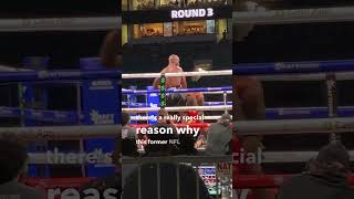 Chad Ochocinco got dropped during his boxing match shorts [upl. by Golda]