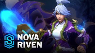 NOVA Riven Wild Rift Skin Spotlight [upl. by Loleta805]