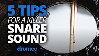 5 Tips For A Killer Snare Sound [upl. by Pulchi]