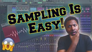 Sampling is Easy FL Studio Beginner sampling tutorial [upl. by Eillit]