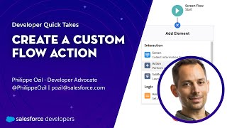 Create a Custom Flow Action  Developer Quick Takes [upl. by Elimac381]