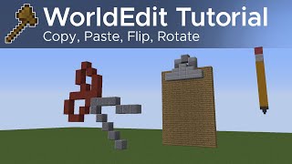 WorldEdit Guide 2  Copy Paste Flip Rotate Using the Clipboard [upl. by Mikes604]