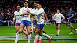 Extended Highlights France v Italy  Guinness Six Nations [upl. by Klockau326]