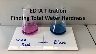 Total Water Hardness using EDTA Titration [upl. by Zedekiah]