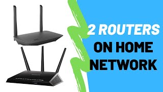 How To Connect 2 Routers On 1 Home Network [upl. by Rie405]