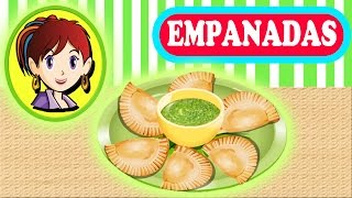 Saras Cooking Class  Empanadas Gameplay Cooking Games ❤ Free Real Recipe Inside ❤ [upl. by Lesnah]