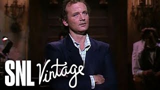 Bill Murrays American Humor Monologue  SNL [upl. by Isdnyl618]