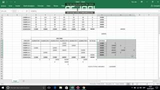 Método del Costo Mínimo con Solver en Excel  UPS [upl. by Zoe]