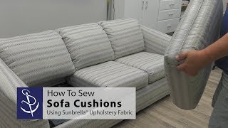 How To Sew Sofa Cushions [upl. by Kirbie]