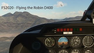 FS2020  Flying the Robin D400 [upl. by Hurst]