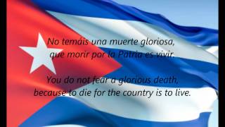 Cuban National Anthem  quotLa Bayamesaquot ESEN [upl. by Thgirw]