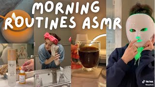 aesthetic morning routines asmr tiktok compilation [upl. by Rednasxela]