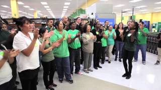 Downtown Los Angeles Walmart Cheer [upl. by Adnohsad]