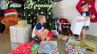 Christmas Morning Calvin Kaison Opening Presents 2019 CKN [upl. by Rodnas]