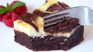 Cheesecake Brownies Recipe  How Tasty Channel [upl. by Llibyc340]