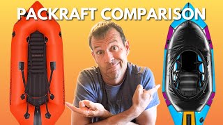 Packraft Comparison  NRS Neutron vs Alpacka Expedition [upl. by Drhcir]