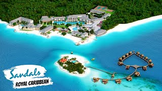 Sandals Royal Caribbean  Full Resort Walkthrough Tour amp Review 4K  All Public Spaces  2021 [upl. by Ellmyer]